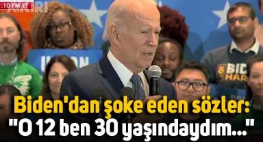 Joe Biden'ın sözleri şaşkınlık yarattı: