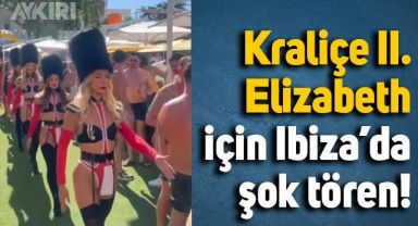 Kraliçe Elizabeth için Ibiza'da düzenlenen tören tartışma yarattı