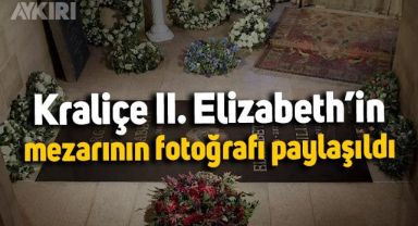Kraliçe II. Elizabeth'in mezarlığının fotoğrafı paylaşıldı