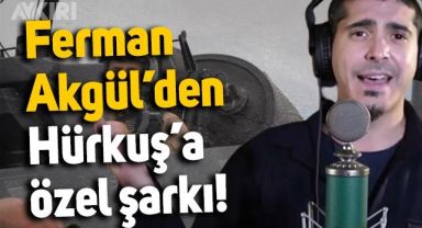 Manga'nın solisti Ferman Akgül, Hürkuş'a özel şarkı yazdı