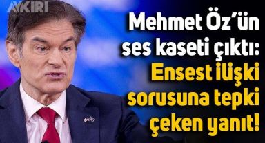 Mehmet Öz'ün ses kaseti ortaya çıktı: Ensest ilişki sorusuna tepki çeken yanıt