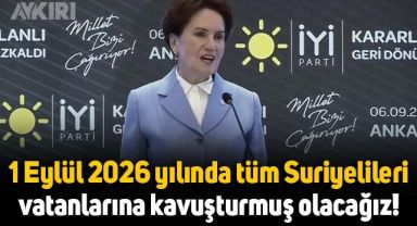 Meral Akşener açıkladı: 