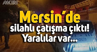 Mersin Mezitli'de polisevine hain saldırı