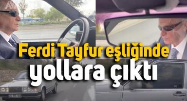 MHP Lideri Devlet Bahçeli arabasıyla Ankara'da tur attı!