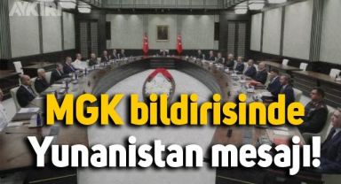 Milli Güvenlik Kurulu toplantısı sona erdi