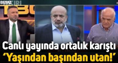 Murat Sancak ve Ahmet Çakar canlı yayında birbirine girdi: Yaşından başından utan
