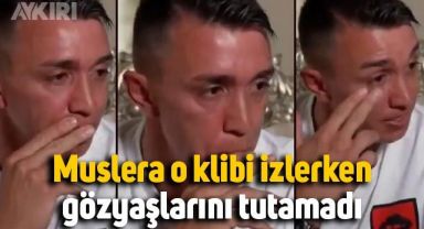 Muslera katıldığı programda gözyaşlarını tutamadı
