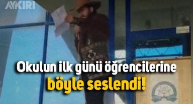 Öğretmen, okulun ilk günü öğrencilerine böyle seslendi