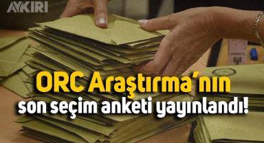 ORC'nin son seçim anketi yayınlandı! Cumhur İttifakı'na kötü haber