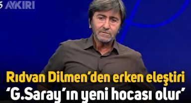 Rıdvan Dilmen canlı yayında konuştu: 
