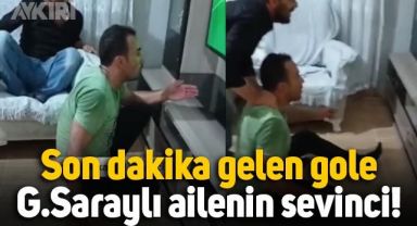 Sarı Kırmızılılar son dakika golüyle kazandı, Galatasaraylı ailenin gol sevinci milyonlarca kez izlendi
