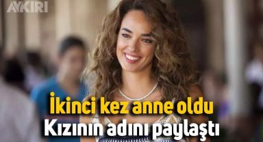 Seda Bakan ikinci kez anne oldu, bebeğinin ismini paylaştı