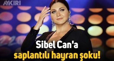 Sibel Can'a saplantılı hayran şoku: Kapısına hediyeler bıraktı