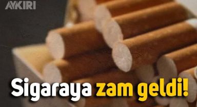 Sigara zamlandı!