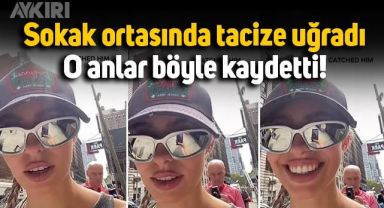 O anlar kameraya yansıdı