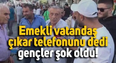 Sokak Röportajında 'çıkar telefonunu' klişesiyle karşılaşan genç şaşkınlığını gizleyemedi