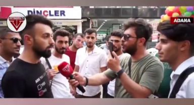 Sokak röportajında Suriyeli sığınmacıar ile Adanalılar arasında tartışma çıktı