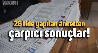 Son anket yayınlandı! Cumhur ve Millet İttifakı'nın güncel oy oranları belli oldu