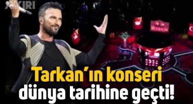 Tarkan'ın İzmir konseri dünya tarihine geçti: Katılan kişi sayısı belli oldu