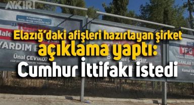 Tartışma yaratan afişleri hazırlayan şirket açıklama yaptı: 