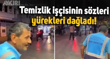 Temizlik işçisinin