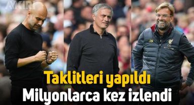 Ünlü teknik direktörlerin taklidini yaptı, milyonlarca kez izlendi