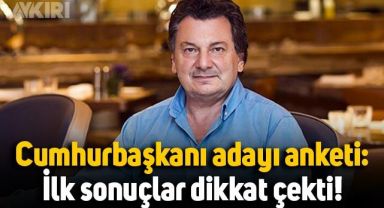 Vedat Milor'dan 'Cumhurbaşkanı adayı' anketi: İşte çıkan ilk sonuçlar