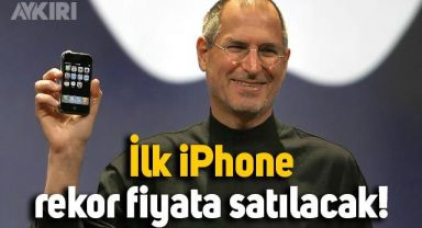 15 yıl önce tanıtılmıştı: İlk iPhone rekor fiyata satılacak!