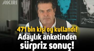 471 bin kişi katıldı: Cüneyt Özdemir'in adaylık anketinden sürpriz sonuç