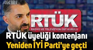 AKP'de Ahmet Eşref Fakıbaba istifa etti, RTÜK üyeliği kontenjanı AKP'den İYİ Parti'ye geçti