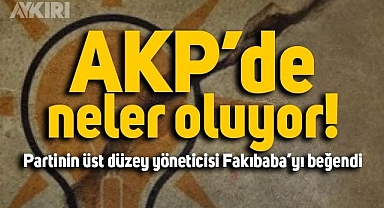 AKP'de Fakıbaba'nın ardından istifa sinyali