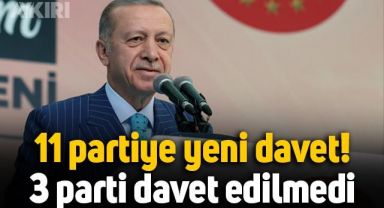 AKP'den 11 parti liderine yeni davet: 5 parti davet edilmedi
