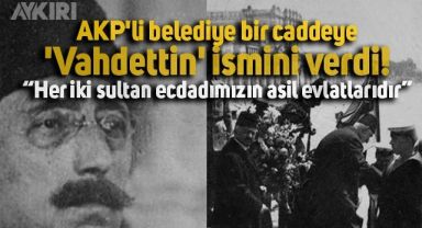 AKP'li belediye bir caddeye 