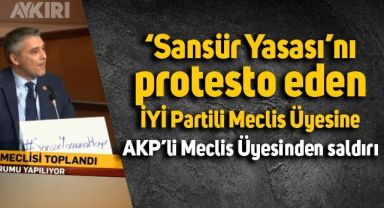 AKP'li İBB üyesinden İYİ Partili Taylan Yıldız'a saldırı