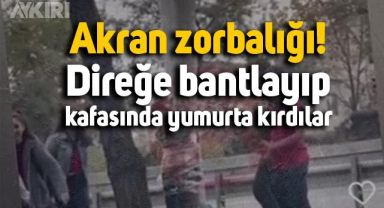 Liseli genç böyle görüntülendi