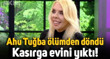 Amerika'daki kasırga Ahu Tuğba'yı vurdu, evi yıkıldı!