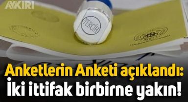 Anketlerin ortalaması paylaşıldı: İttifaklar arası oy farkı belli oldu