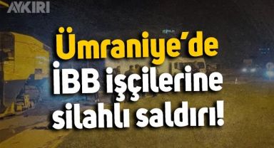 Asfalt atan İBB işçilerine silahlı saldırı: 1 işçi yaralandı