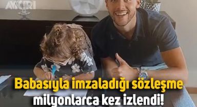 Baba, kızıyla erkek arkadaşı olmayacağına dair sözleşme imzaladı