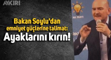Bakan Soylu'dan emniyet güçlerine talimat: Uyuşturucu satıcılarının ayaklarını kırın!