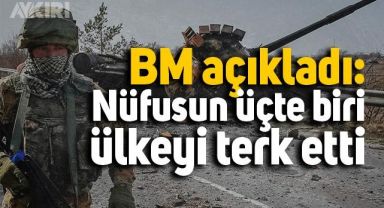 BM: Ukrayna nüfusunun üçte biri ülkeyi terk etti