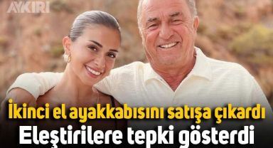 Buse Terim ikinci el ayakkabıyı satışa çıkardı, eleştirilere tepki gösterdi