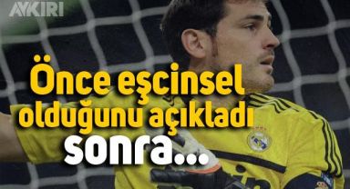 Casillas kafaları karıştırdı! Önce eşcinsel olduğunu açıkladı sonra paylaşımı sildi