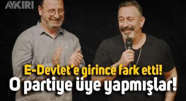 Cem Yılmaz’ın kardeşini siyasi parti üyesi yapmışlar