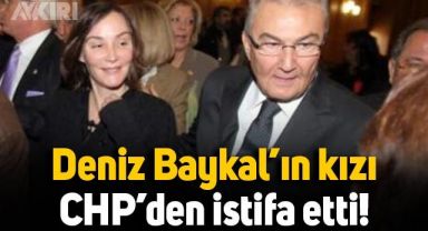 CHP'de sürpriz istifa: Deniz Baykal'ın kızı Aslı Baykal partiden istifa etti