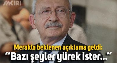 CHP Lideri Kemal Kılıçdaroğlu merakla beklenen açıklamayı gerçekleştirdi: 