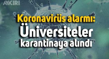 Çin’de koronavirüs alarmı