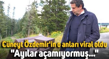 Cüneyt Özdemir'in yayındaki o anları viral oldu: