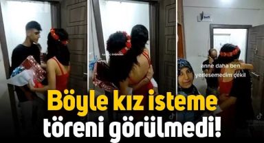 Damadın ailesini terlikle karşılayan kız sosyal medyanın gündeminde