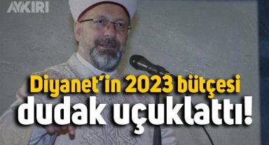 Diyanet'in bütçesi geçen yıla oranla yüzde 123 artış gösterdi
